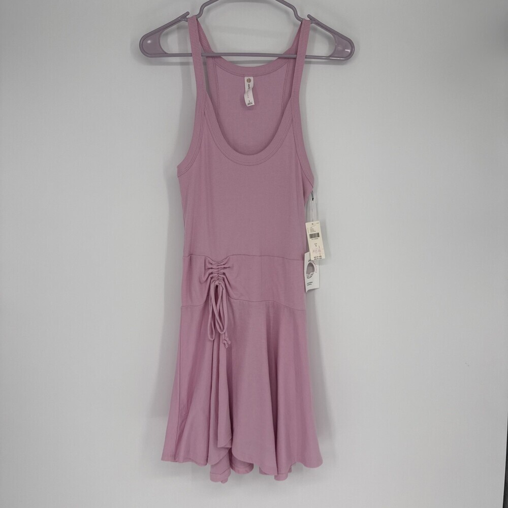 Daily Practice x Anthropologie Half Pipe Mini Dress Rose Pink Coquette Sz Small